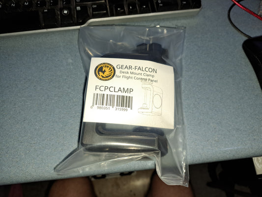Desk Mount Clamp for your Gear-Falcon Flight Control Panel