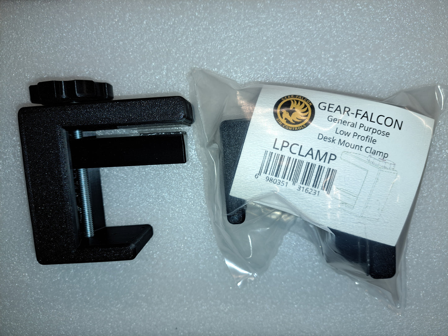 Desk Mount Clamp, Low Profile, General Purpose
