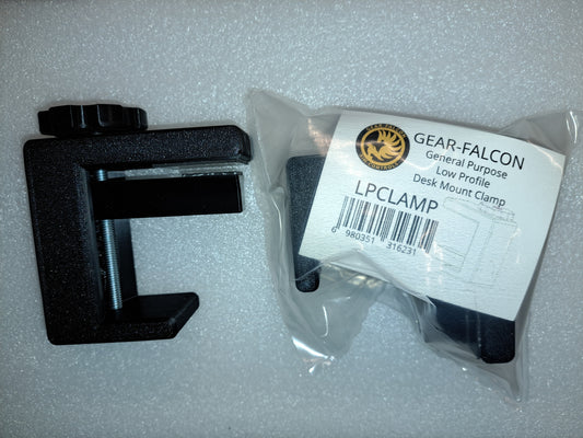 Desk Mount Clamp, Low Profile, General Purpose