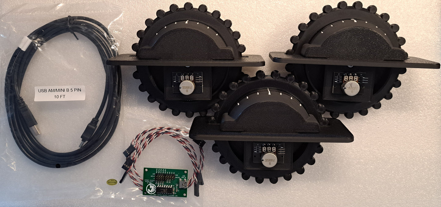 Triple Panel Mount Trim Kit