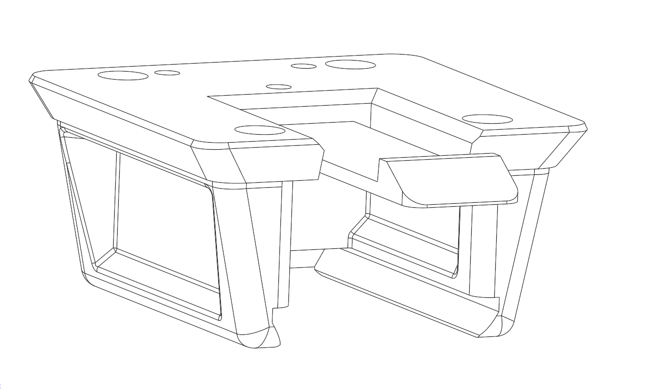 Trim mounting bracket
