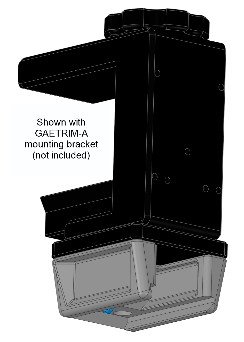 Desk Mount Clamp, Low Profile, General Purpose