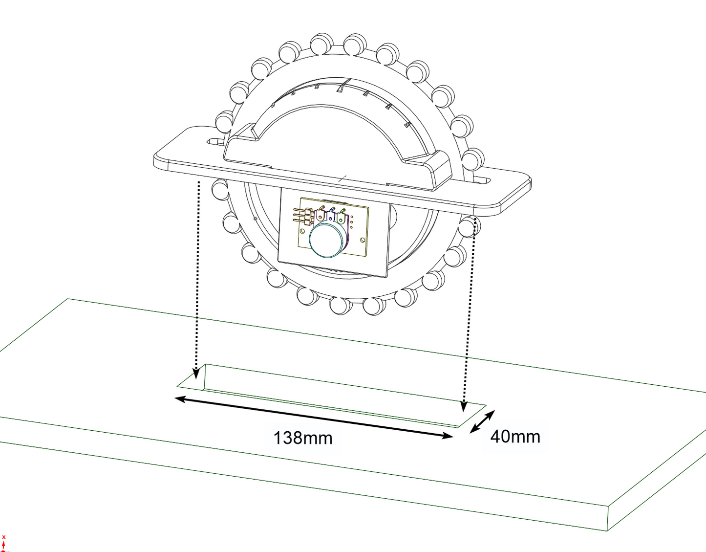 Triple Panel Mount Trim Kit