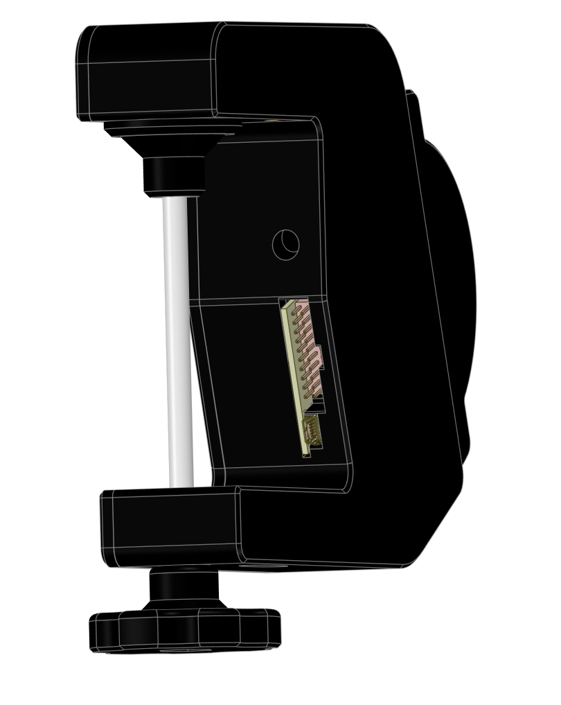 2nd Generation USB Elevator Trim, Large Desk Mount Clamp, with Trim-Lock