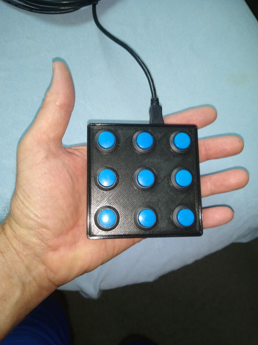 Button Box - Gear-Falcon Mini Button Box BB9-3x3