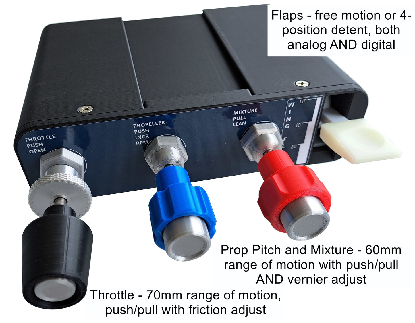 Cessna Style Flight Control Panel Bundle - FCP172A or FCP182A