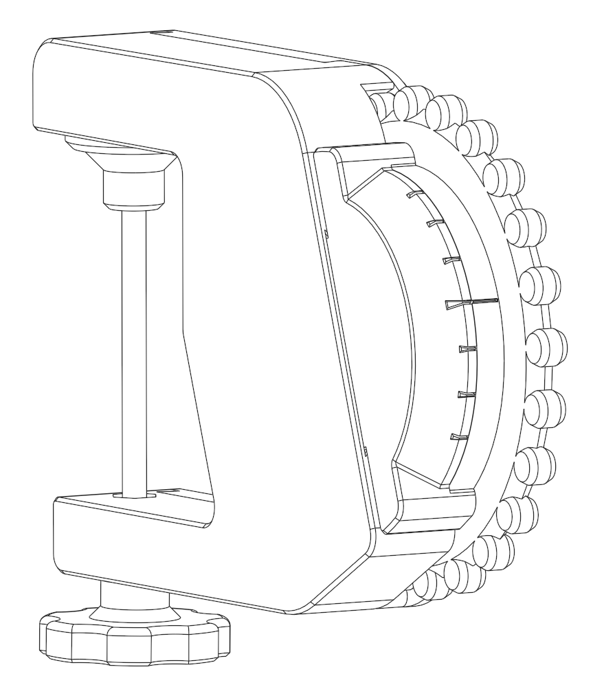 2nd Generation USB Elevator Trim, Large Desk Mount Clamp, with Trim-Lock
