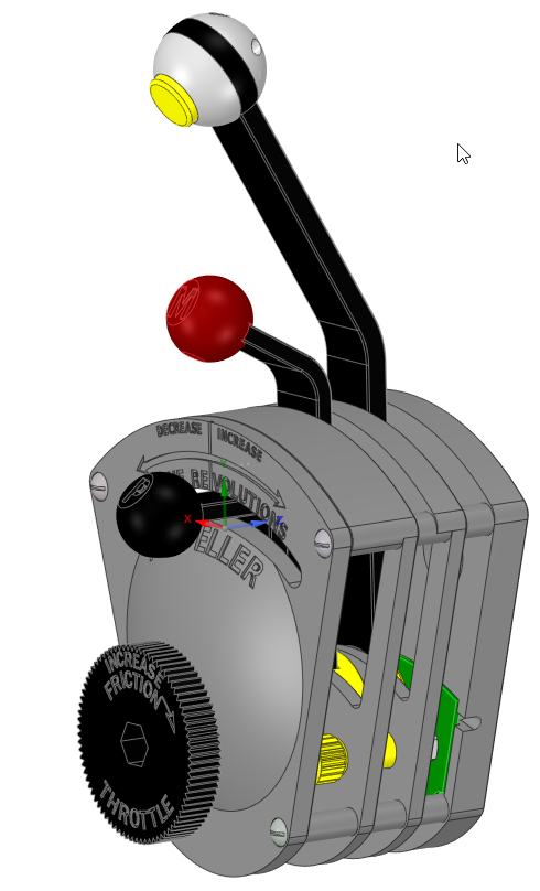 Gear-Falcon P-40 Tomahawk II Throttle Quadrant